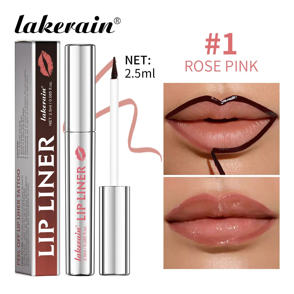 Peel-Off Lip Liner – Waterproof & Matte