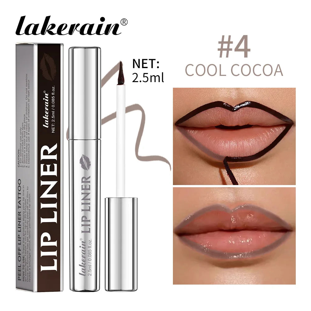 Peel-Off Lip Liner – Waterproof & Matte