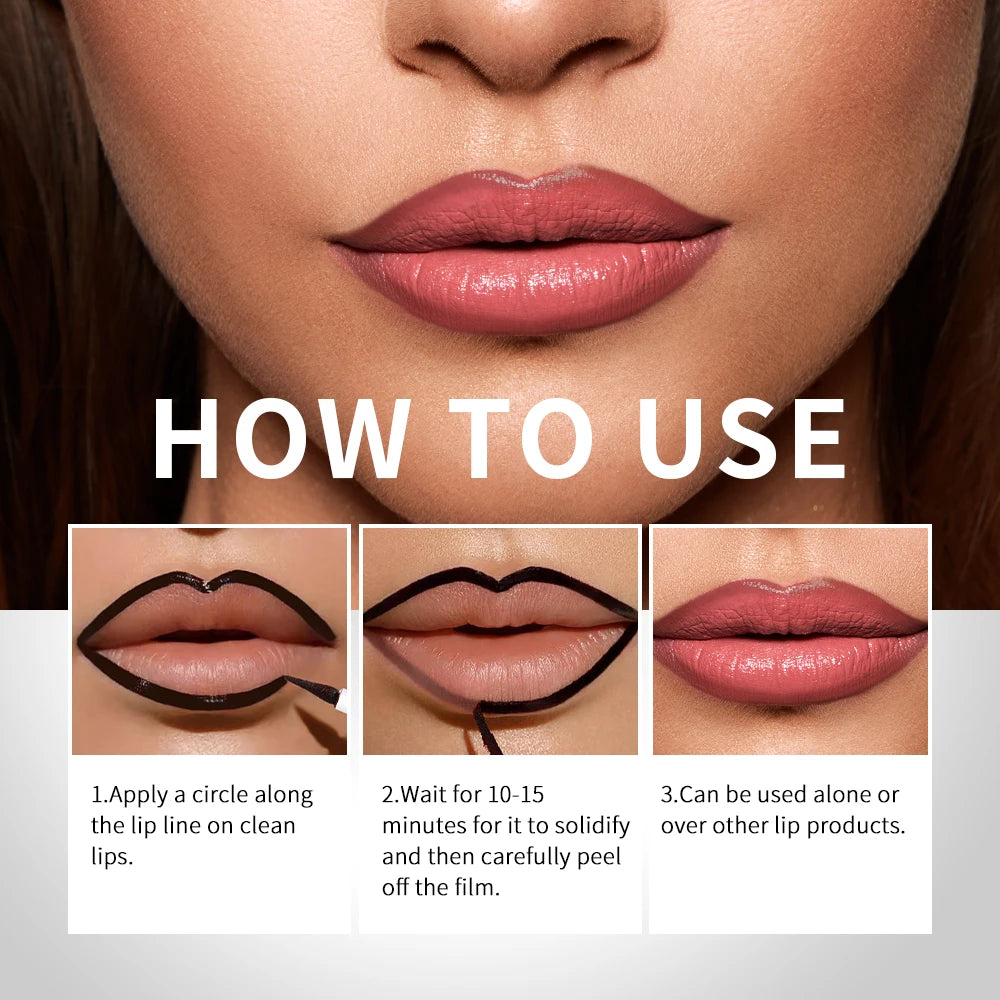 Peel-Off Lip Liner – Waterproof & Matte