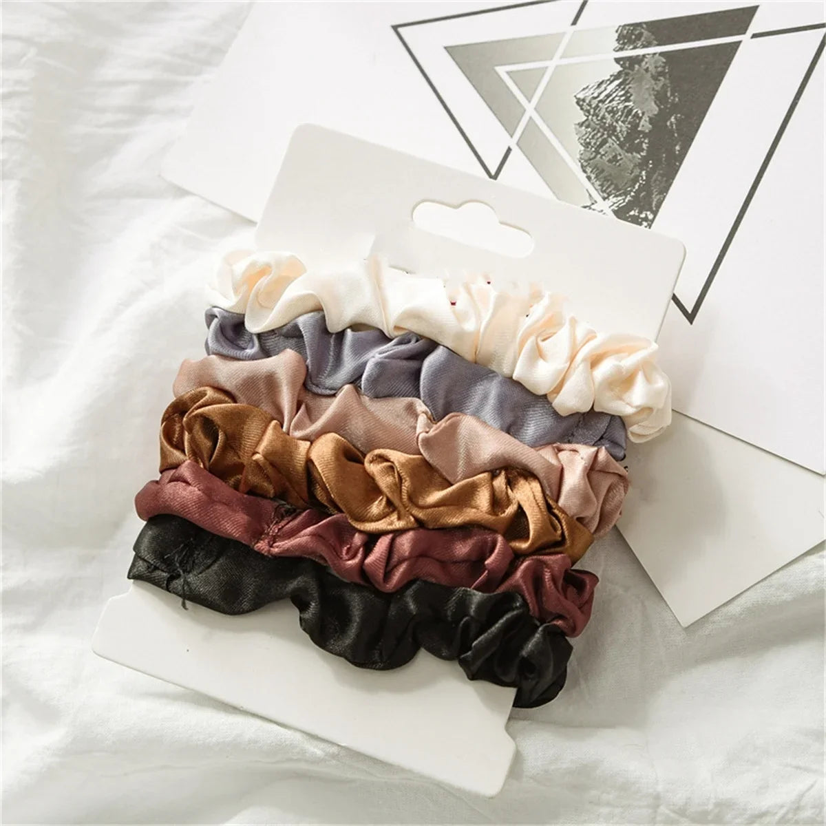 6pcs Satin Hair Scrunchies for Women – Softer Than Silk