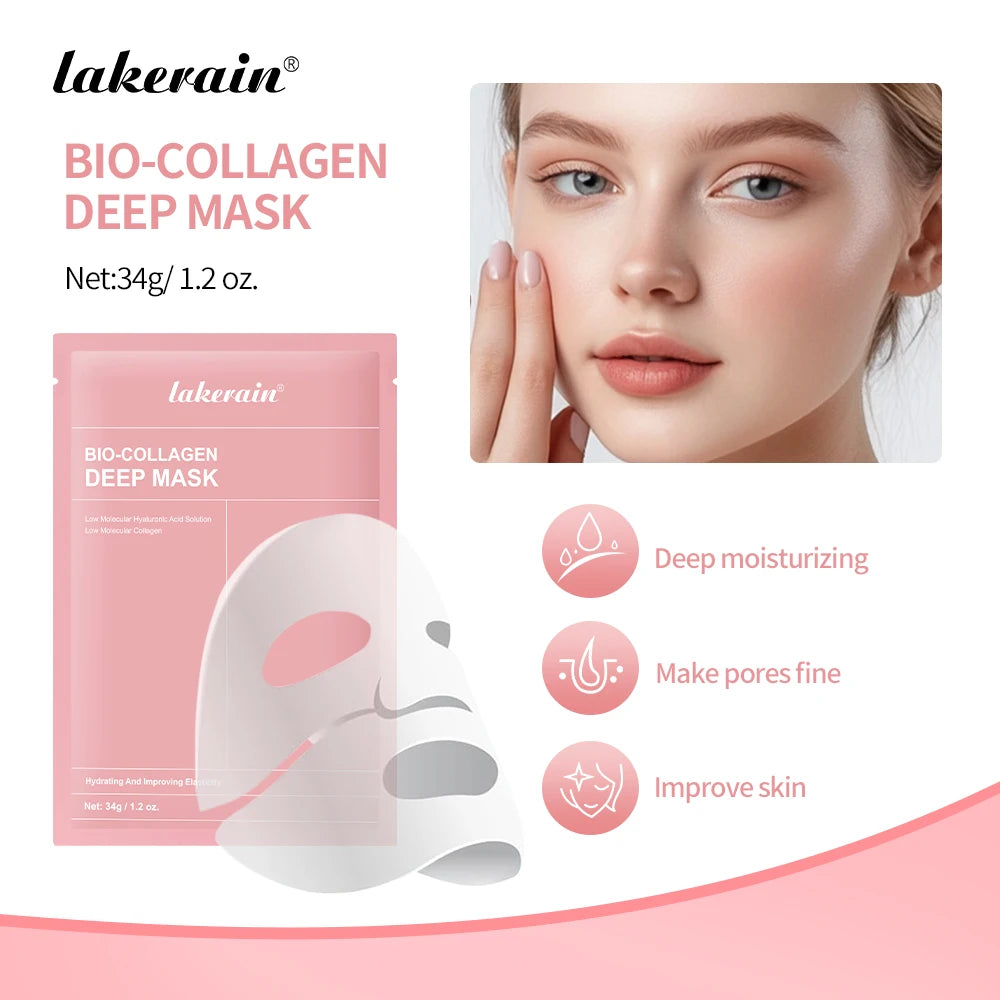 Bio-Collagen Deep Face Mask – Hydrating, Pore-Minimizing & Brightening