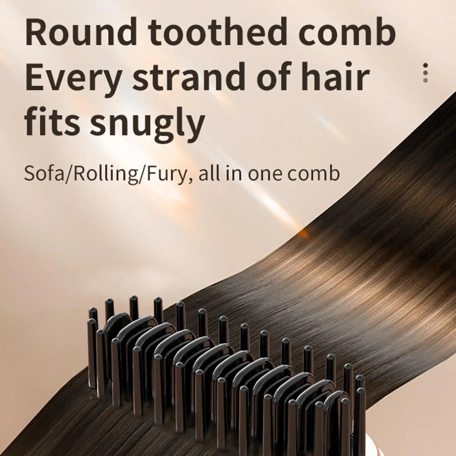 Hair Straightener Brush Portable