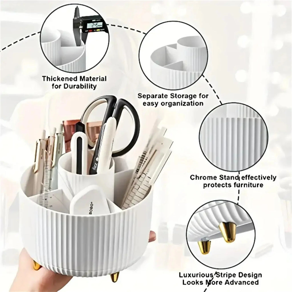 Organizador de maquillaje giratorio 360°