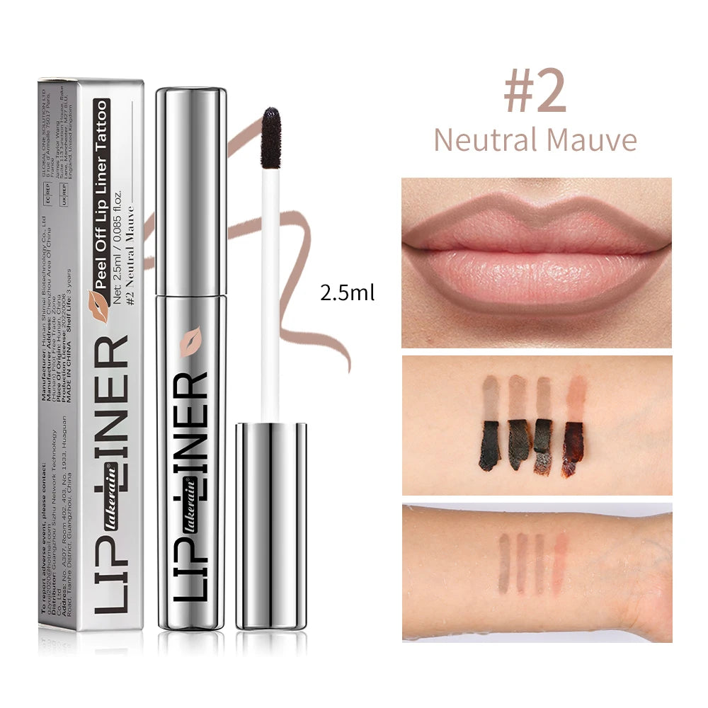 Peel-Off Lip Liner – Waterproof & Matte
